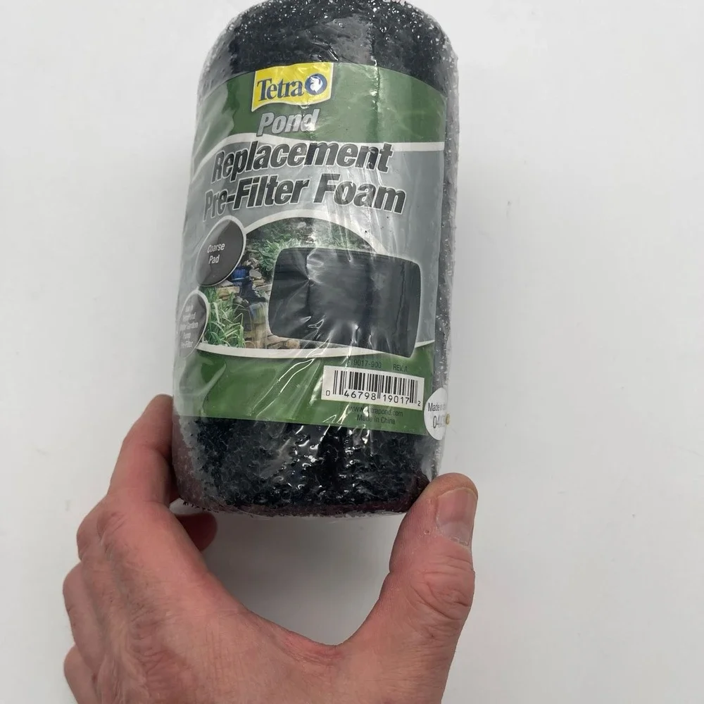 Tetra Pond Replacement Pre-Filter Foam Coarse Pad 19017-900 Black Sponge